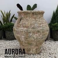 Pots de plantes en céramique écologiques de haute qualité pour l'extérieur, finition émaillée résistante aux intempéries, logo personnalisé pour la décoration de la maison et du jardin, Vietnam