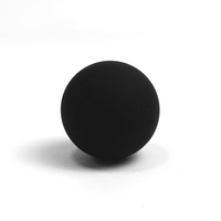 Balle de massage en silicone alimentaire haute densité couleur personnalisée, logo sur mesure, diamètre 63 mm, marque HSC pour relaxation des fascias à domicile