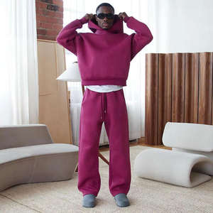 Conjunto Deportivo de Invierno Personalizado de Alta Calidad, Ecológico, para Hombre, Corte Regular, Felpa, para Correr, Gimnasio, Poliéster, Manga Larga - Product Image 2