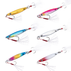 Mini jigs de pêche en eau douce et en eau salée de 5 à 30 g, micro <span class=keywords><strong>jig</strong></span> leurres - Product Image 1