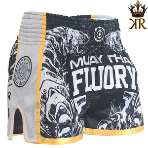 Pantalones cortos de seda unisex para adultos, pantalones cortos de combate libre, artes marciales mixtas y entrenamiento de boxeo, ropa de artes marciales unisex - Product Image 5