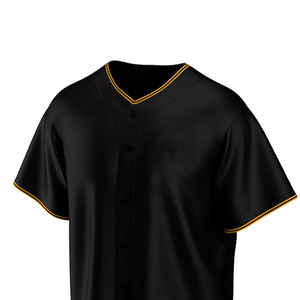 เสื้อเบสบอลสำหรับทุกเพศเสื้อเจอร์ซีย์เบสบอลออกแบบโลโก้ได้ตามต้องการ - Product Image 4