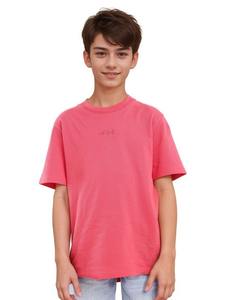 Camiseta de Cuello Redondo Extra Grande, Tejida, Ecológica, con Logotipo Personalizado del Fabricante, para Niños, Hombros Caídos, 100% Algodón Orgánico - Product Image 3