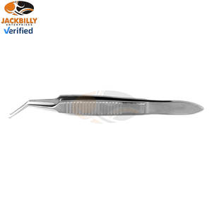 Pinzas de Capsulorrexis Gimbel para Cirugía Oftálmica, Acero Inoxidable, Punta Fina Manual, Instrumentos Quirúrgicos con Certificación CE, MOL Hospital - Product Image 2