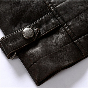 Veste en cuir d'agneau noir pour hommes à la nouvelle mode/vestes en cuir pour hommes/cuir du Pakistan - Product Image 6