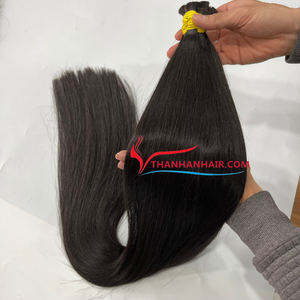 Venta Flash 100% Extensión de cabello humano liso vietnamita crudo a granel Paquete de ondas sin procesar de alta calidad - Product Image 3