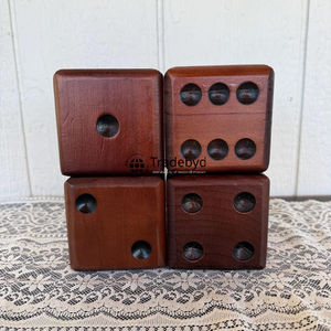 Juego de Dados Poliédricos de Madera de Lujo, 7 Piezas, Dados Naturales Ecológicos para Juegos de Rol y Mesa, Tradebyd - Product Image 2