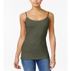 Camisole et débardeur vert Planet Gold Junior avec bretelles réglables et tricot extensible, taille petite - Product Image 1