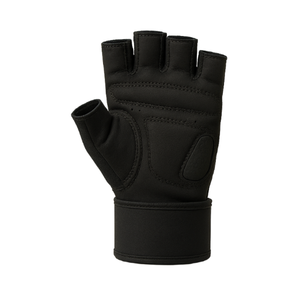 ถุงมือออกกำลังกายแบบนีโอพรีนครึ่งนิ้วพร้อมที่รัดข้อมือสำหรับการฝึกเพาะกาย ถุงมือยกน้ำหนักแบบนีโอพรีนสำหรับทุกเพศ (1 คู่) - Product Image 3