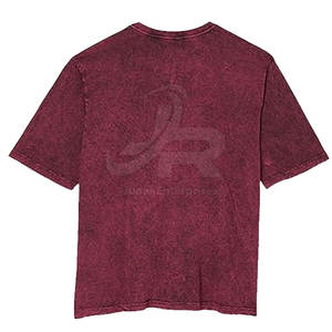 Camisetas de Moda para Hombre con Lavado Ácido, Talla Personalizada, Camisetas de Alta Calidad con Cuello Redondo y Lavado Ácido para Hombre - Product Image 2