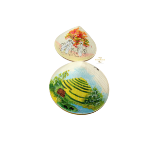 Sombrero Cónico Clásico Vietnamita Non La, Sombrero de Sol de Hoja de Palma Natural - Product Image 6