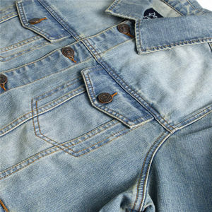 Veste en jean pour hommes 2025 Nouvel arrivage Veste en jean délavée personnalisée de haute qualité en gros Vestes en jean pour hommes - Product Image 5