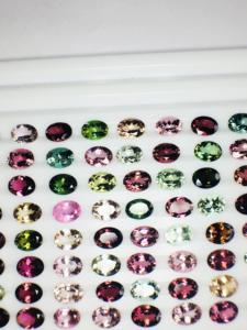 Piedra preciosa suelta de turmalina múltiple Natural AAA de excelente calidad, hermoso tamaño de 8*6mm para fabricación de joyas, certificado IGI - Product Image 3