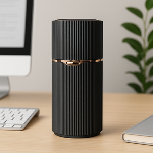 เครื่องกระจายกลิ่นอโรมาแบบพกพา พรีเมียม ปลอดสาร BPA ความจุ 100 มล. ใช้แบตเตอรี่แบบชาร์จได้  ระบบอัลตราโซนิก ใช้ในบ้าน รถยนต์  พร้อมฟังก์ชั่นเพิ่มความชื้นในอากาศ  พอร์ต USB ใช้งานได้ทั้งที่บ้านและโรงแรม - Product Image 2