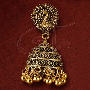 Vente directe d'usine, nouvelle arrivée, boucles d'oreilles tendance en acier inoxydable plaqué or, design personnalisé, fabriquées au Pakistan - Product Image 6