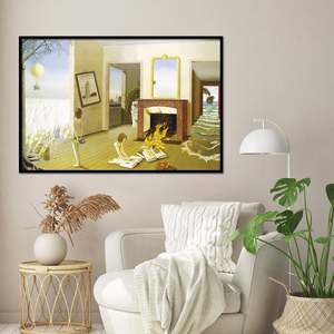 Modern Style Memory <b>Poster</b> Paper Material Designed for Wall Usage Between the Holes - Product Image 2