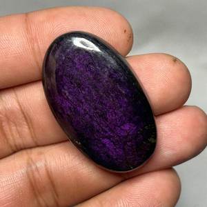 67.75 Cts พลอยสีม่วงธรรมชาติ Cabochon พลอยหลวม 38*22*7 มม. คุณภาพสวยงาม รูปลักษณ์และพื้นผิวที่น่าทึ่ง ว้าว พลอย พร้อมส่ง - Product Image 2
