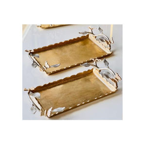 ซัพพลายเออร์ขายส่งถาดตกแต่งรูปไข่วินเทจถาดโลหะคุณภาพดีลักซ์สําหรับเครื่องใช้ในบ้านในราคาต่ํา - Product Image 5