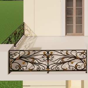 Creative Modern Iron Balcony Design Solutions for Small and Large Spaces Enhancing Comfort Visual Appeal Practical Daily Use - Product Image 2