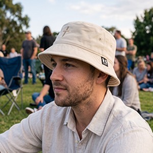 Casquette Bob Personnalisée en Coton Sergé Lavé Brodé Croix Église Marchandises Religieuses Chapeau de Foi Vente en Gros OEM - Product Image 5