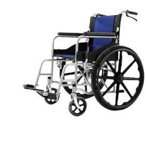 Fauteuil roulant pliable manuel EVENICE, léger, en acier, pour voyager, avec roulettes, certifié CE, pour personnes âgées - Product Image 3