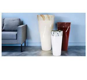 MORAT-Maceta de suelo FRP brillante respetuosa con el medio ambiente, para el hogar, oficina, jardín, diseño clásico - Product Image 1