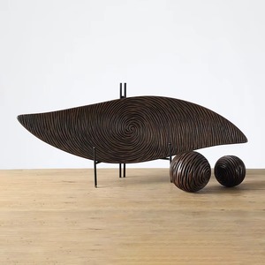 Bandeja de servicio negra de estilo antiguo con diseño elegante, perfecta para Decoración de mesa para el hogar, presentación de cocina y comedor - Product Image 3