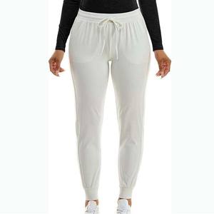 Joggers de verano para mujer Pantalones ligeros de algodón con bolsillos para gimnasio al aire libre Ajuste y cintura con cordón para Fitness o hogar - Product Image 4