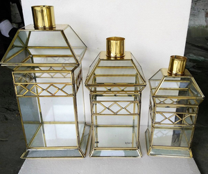 โคมไฟแก้วพร้อมวัสดุทองเหลืองทันสมัย2023ออกแบบมาสำหรับตกแต่งบ้านโดยผู้ส่งออก - Product Image 4