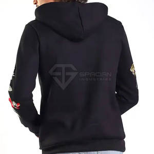 เสื้อฮู้ดดี้ปักลายผู้ชายดีไซน์ใหม่ ขายส่งราคาถูก บริการ OEM เสื้อฮู้ดดี้ปักลายดีไซน์ล่าสุด - Product Image 3