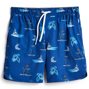 Custom Design Sublimation Fishing Shorts 4 Way Stretch Quick Dry <b>Men</b> Board Beach Shorts Swim <b>Trunks</b> - Product Image 1