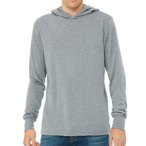 Sudadera ligera de algodón y poliéster para hombre, sudadera al por mayor, camiseta absorbente de humedad, Sudadera con capucha - Product Image 4