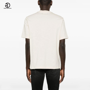 Camiseta de algodón 100% de gran tamaño de peso pesado personalizada de alta calidad, camiseta de diseñador con hombros caídos para hombres - Product Image 3