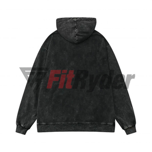 เสื้อฮู้ดสำหรับผู้ชายขนาดใหญ่พิเศษผ้าถักแบบแห้งเร็วเสื้อฮู้ดสำหรับฤดูหนาวดูแบบลำลองสำหรับผู้ใหญ่ผลิตตามสั่ง - Product Image 2