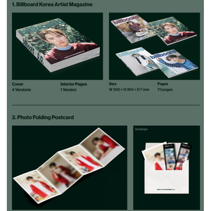 [POB] D.O. - Magazine d'artiste coréen x D.O. (Billboard Korea) + Photocard - Product Image 3