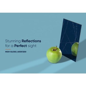 Usine directe Athena bleu 60x120cm carreaux de sol en porcelaine polie brillante fournisseur de prix bon marché - Product Image 3