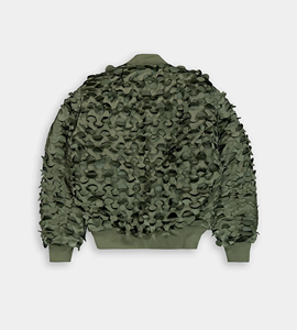 Chaqueta Bomber Impermeable y Cortavientos para Hombre Fearless Souls, con Logotipo Frontal, Camuflaje, Estilo Formal, Road Victory Greatness Unfolds - Product Image 2