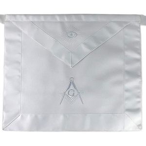 Mandil Masónico de Piel de Oveja Personalizado, Bordado a Mano, para Logias - Product Image 5