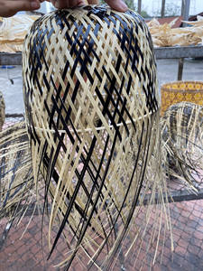 Lámpara Colgante de Bambú y Ratán Vietnamita / Linterna de Fibra Natural para Decoración de Hogar, Fiestas, Bodas, Jardín, Vacaciones, Manualidades y Regalos - Product Image 3