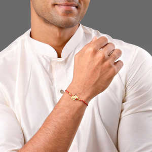 จี้และจี้แฟชั่นพระพิฆเนศขนาดเล็กสีทอง - Product Image 4