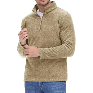 New Winter High Neck Thick Warm Men Plain Crew Neck Rib Sweaters Jumper Slim Fit Pullover Men Knitwear For Men - Product Image 6