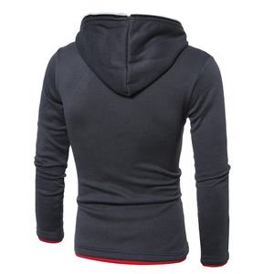 แจ็คเก็ตขนแกะมีฮู้ดสำหรับบุรุษซิปด้านข้างดีไซน์แบบมืออาชีพ2024 - Product Image 2