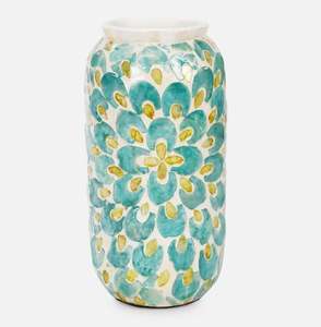 Venta al por mayor hecho a mano moderno madreperla incrustaciones florero decoración del hogar florero de lujo Decoración de mesa florero - Product Image 6