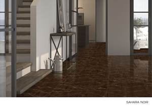 Sahara Noir 600x1200mm Apartamento Marrón Diseño moderno Textura de piedra Mármol pulido Azulejo de piso de porcelana de cerámica brillante - Product Image 2