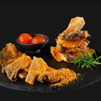SNACK HOT 2023 PERFORMANCE PERSONNELLE Peau de poisson frit avec sauce aux œufs salés PROFIT ÉLEVÉ PROFIT SANS CONSERVATION
