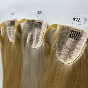 Extensiones de cabello humano Natural recto de hueso vietnamita al por mayor 2025, máquina de colas de caballo suaves y sedosas, trama doble, 100g, varios - Product Image 3