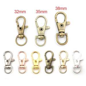 Gancho de cierre de langosta para llavero de Metal con función de cambio de Color para suministros de joyería - Product Image 1