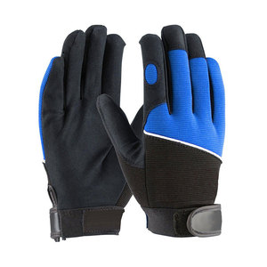 Gants de mécanicien avec logo personnalisé, tendance, taille XL, antidérapants, en coton et polyester, gants de travail industriels - Product Image 1