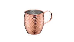 Taza de mula de Moscú de cobre puro exclusivo con mango de latón, taza de cobre para beber para el hogar, Hotel, restaurantes, accesorios - Product Image 6