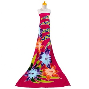 100% rayón de una pieza pintado a mano Floral traje de baño amplio Color selecciones adornos playa Sarong Fitness traje de baño diseño al por mayor - Product Image 5
